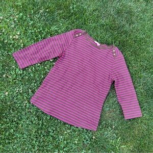 Lilly Pulitzer Striped 3/4 Sleeve Top